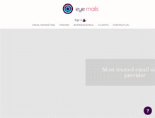 Tablet Screenshot of eyemails.com
